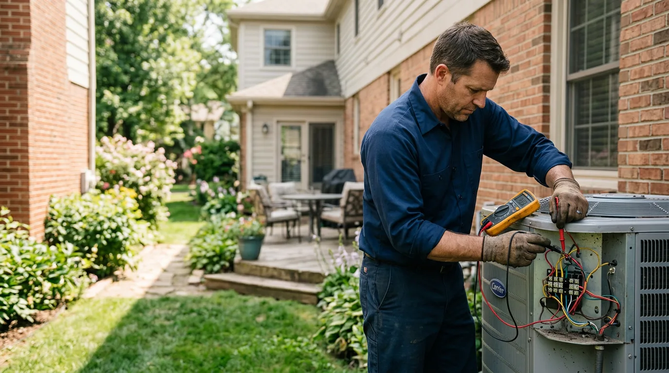 HVAC technician working near Fairmont, MN